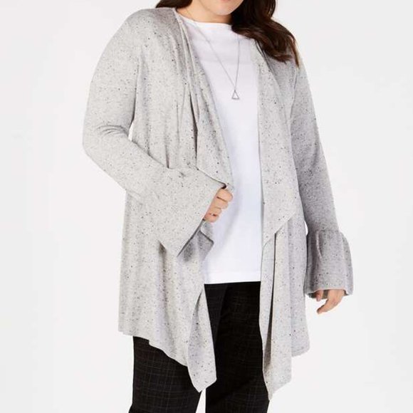 Style & Co. Sweaters - Style & Co. Asymmetric Open Front Cardigan Sweater